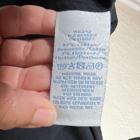 Boden Women's Black Collared 3/4 Sleeve Button Shirt Dress Size 6 - Picture 4 of 7